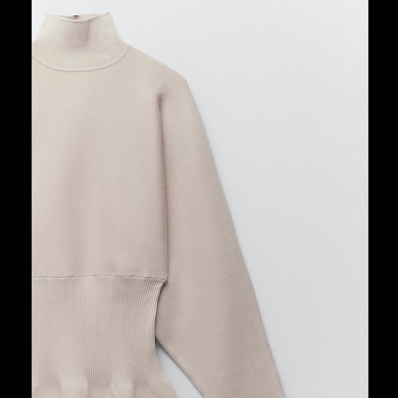 Zara Knit Mini Dress Size S - Picture 4 of 9